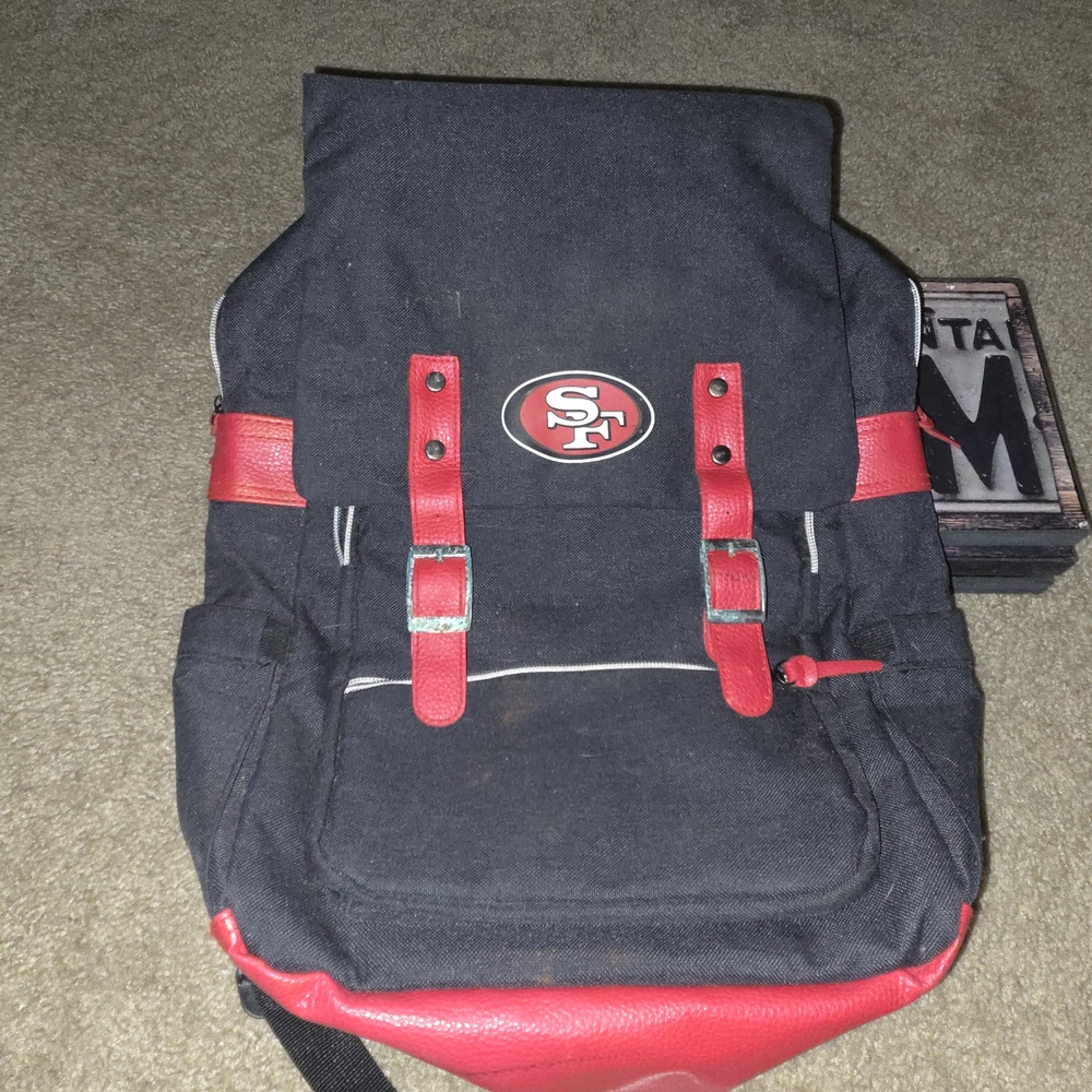 Black and Red Backpack